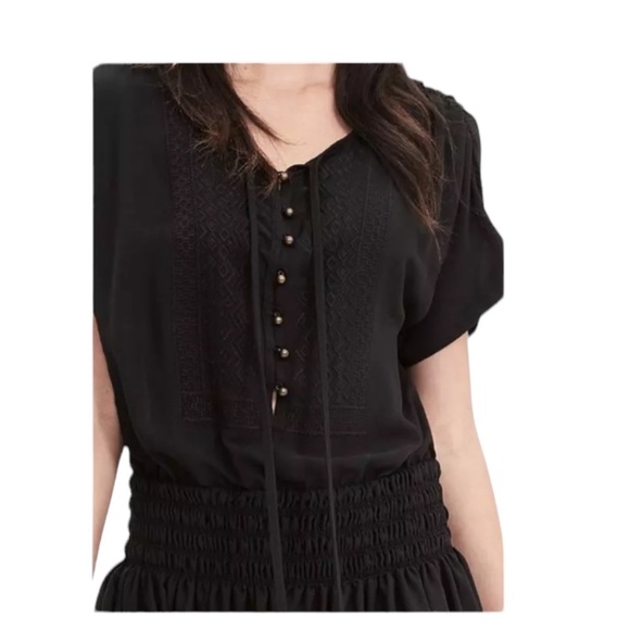 🌺BANANA REPUBLIC Tassel Dress in Classic Black Size Small. NWOT🌺 - Picture 2 of 5